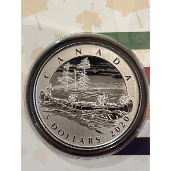 2020 $5 Moments To Hold: 350th Anniversary of Hudson's Bay Company - Pure Silver Coin