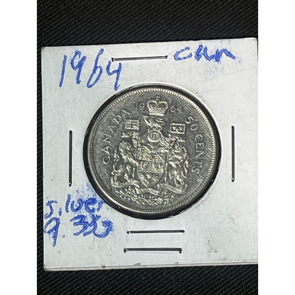Canadian 1964 One Dollar Coin 