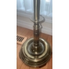 Image 5 : Stiffel Brass Candlestick Aladdin Style Arm Floor Lamp 4.5 Feet Tall