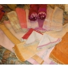 Image 1 : Bundle Of Vintage Towels w/ Embroidery Borders