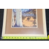 Image 5 : Artist Signed Watercolor of Central Australian Landscape by Maurice Namatjira