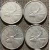 Image 3 : Canadian 25-cent Pieces 80% Silver 64.13 Grams