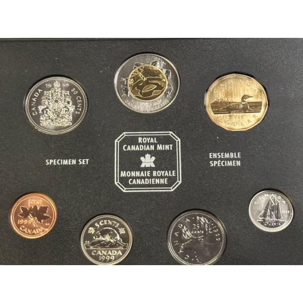 1999 Specimen Set: Nunavut Produced By: RCM Year: 1999