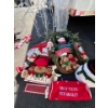 Image 2 :  collection of Christmas decorations, and a Christmas wreath gingerbread welcome, sign snowman and 2