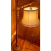 Image 4 : Solid Oak Mid Century Modern Spindle Floor Lamps