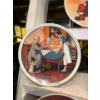 Image 4 : 3 Norman Rockwell plates with authenticity. Plus tomcat made in Japan and a retro clicker quick chec