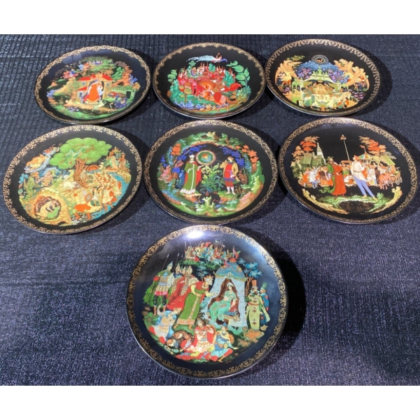 Russian Fine China Decorative Plates