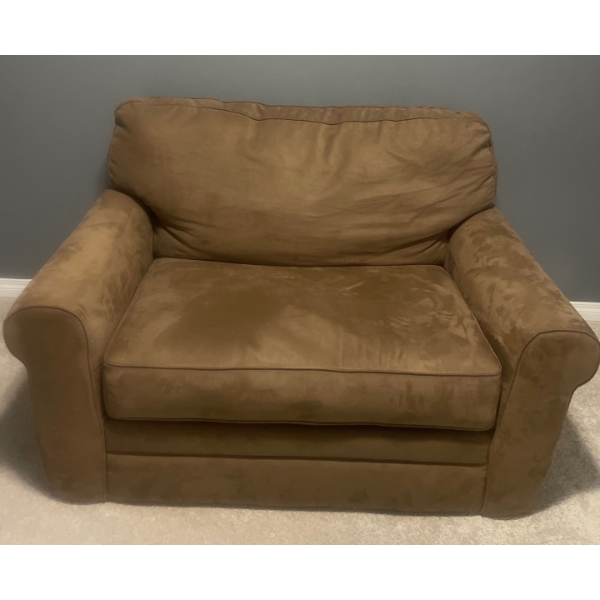 Suede Feel Microfiber Hide a Bed Sofa - 2 Seater - Loveseat 54x40x36 Plush