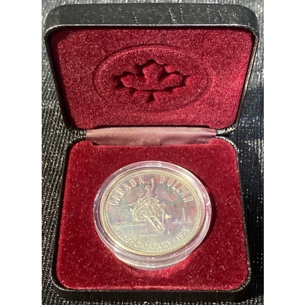 1975 100th Anniversary of Calgary Coin 50% Silver 23.33 Grams