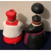 Image 2 : Made in Columbia Ceramic Monk Figures - 8T