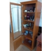 Image 1 : Large Wooden Cabinet w/Glass Door