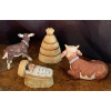 Image 2 : Perillo Indigenous  Nativity Figures (4) - 3.5T 