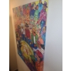 Image 2 : Painting of Traditional Round Dance, Artist ZVP 2007, 22 X 28 Paint on Canvas