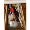 Image 2 : 5 Mystery Kitchen Drawers, Utensils and Tools Collection with Storage Trays, New Hand Mixer