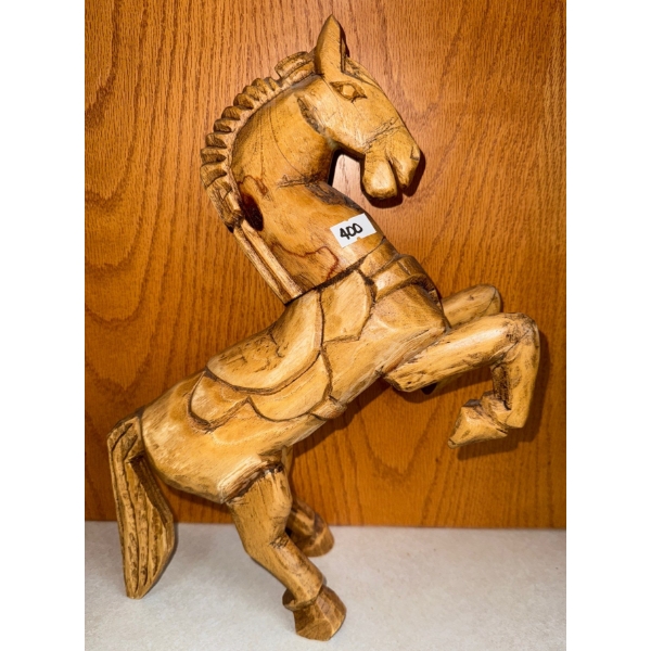Wood Statue Horse 