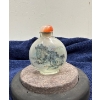 Image 1 : Landscape and Bird Snuff Bottle with Spoon 4H