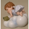 Image 2 : Franklin Mint Almost Angels Porcelain Figure - Seek & You Will Find 4T