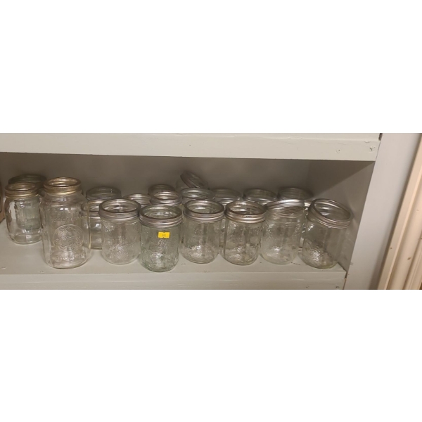 Assorted Canning Jars