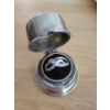 Image 2 : BIRKS Sterling Ring Bearer's Box w/ Stamped 925 Silver Ring (Total Weight 75.34g)