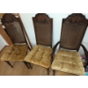 Image 6 : Vintage Dinette Set w/ Six Chairs  78"w x 42"d x 30" tall Leaf included in Picture & Measurments