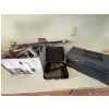 Image 7 : Large amount of hand tools, including vices, saws, drillbit set sharpening stones screwdrivers +More