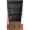 Image 4 : Wooden Bookcase with Cabinets and Matching Side Table