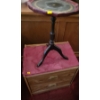 Image 1 : Wine Table 13" Diameter Top,  21 T and Nightstand (Side Table) w/ 2 Drawers 21.5 W, 16 D, 21 T 