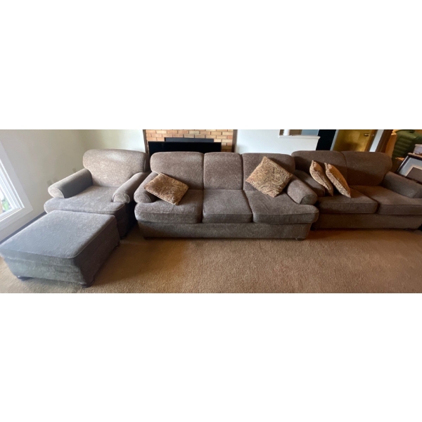 Grey Sofa Set of 3 