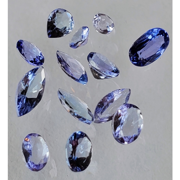 Tanzanite Parcel (1.95 ct total, assorted sizes)