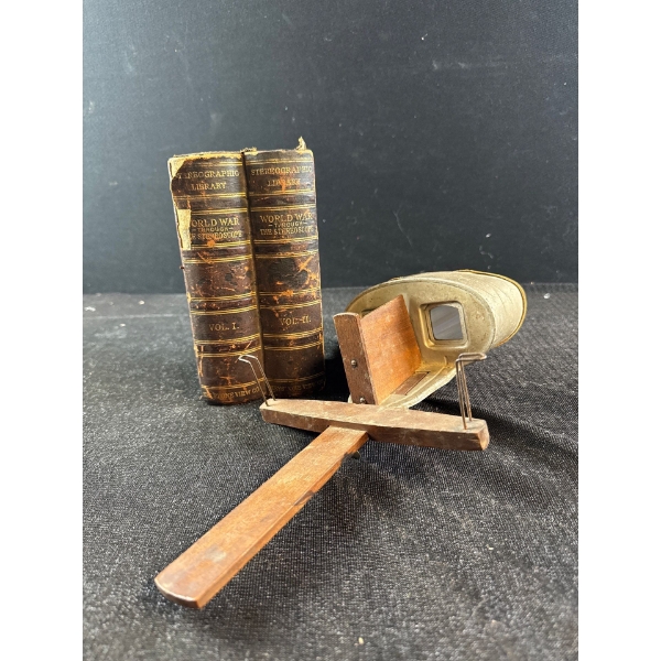World War Through The Stereoscope Cards and Stereoscope