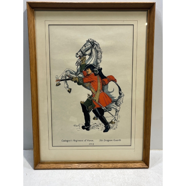 Cadogan's Reginment of Horse. 5th Dragoon Guards 1713 12Wx17H