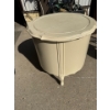 Image 5 : White, Wooden Side Table with Cabinet