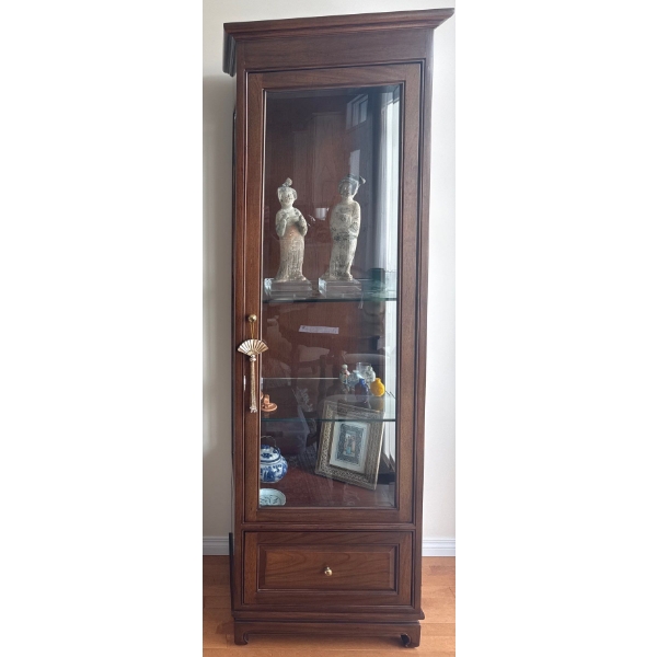 Casa Padrino Luxury Baroque Display Cabinet In Rosewood