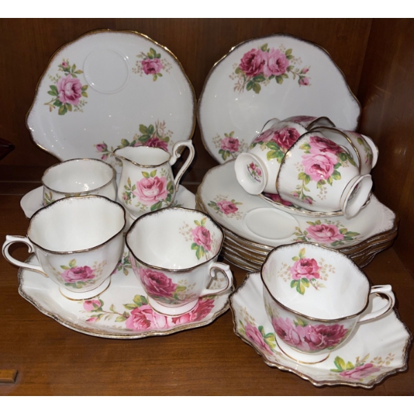 Royal Albert Bone China "American Beaurty" Variety Of Pieces For Your Collection  Made in England