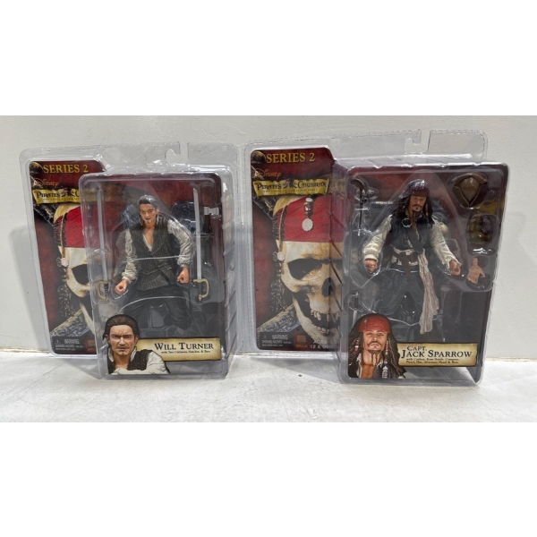 Will Turner and Captain Jack Sparrow Action Figures