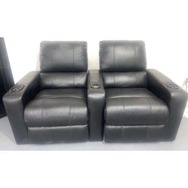 Duo Power Recliner Set w/Cup Holders ( Can Separate) 