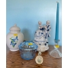 Image 1 : Collectible Ornaments w/ Music Box & Mini Pieces Plus Candles & Vase & Bowl  8"tall Music Box