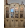 Image 1 : Painted Wood China Cabinet 68L x 18D x 81T