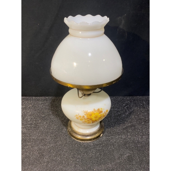 Milk Glass Lamp