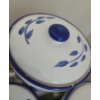 Image 6 : Set of 4 Blue & White Canisters, Largest 6" Diameter, 9 T