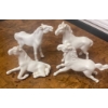 Image 5 : White Porcelain Equestrian Figurines 4T (4)