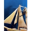Image 2 : Antique Wooden Ship 30Wx24H
