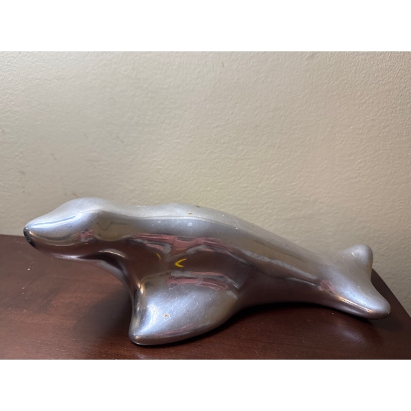 Hoselton Aluminum Art Sculptures, Made in Canada - Large Seal (10 Long 4.5 Deep)