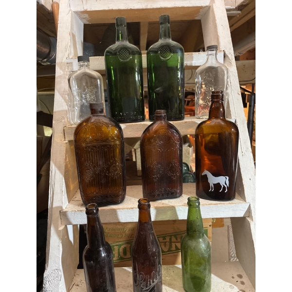  vintage High Value bottle collection, green scotch, Vat 69 Scotch Whisky  $80-$120 each Original Vi
