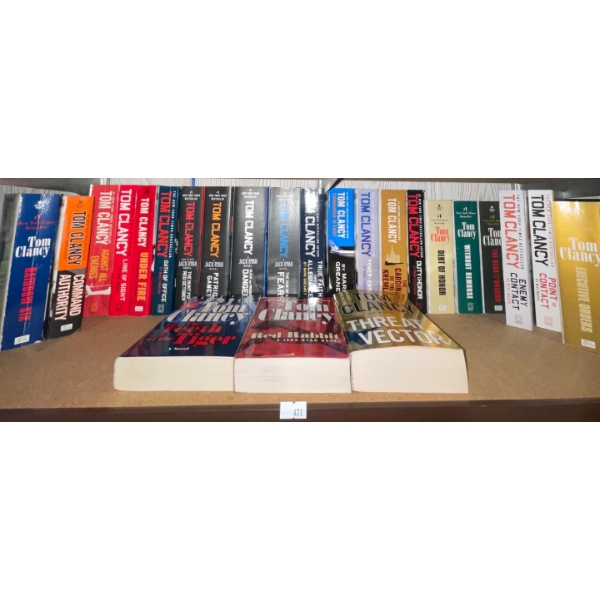 Tom Clancy for The Win !! Tom Clancy Book Collection