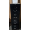 Image 1 : Black Cole Filing Cabinet -  15W, 18D, 52T 