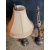 Image 1 : Pair of Lamps w/ Beaded Trim Shades 29 T 