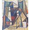 Image 1 : D.D. Barry "Abstract" Oil Painting