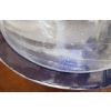Image 2 : Glass Cake Stand, Blue Base 13" Diameter and Clear Dome