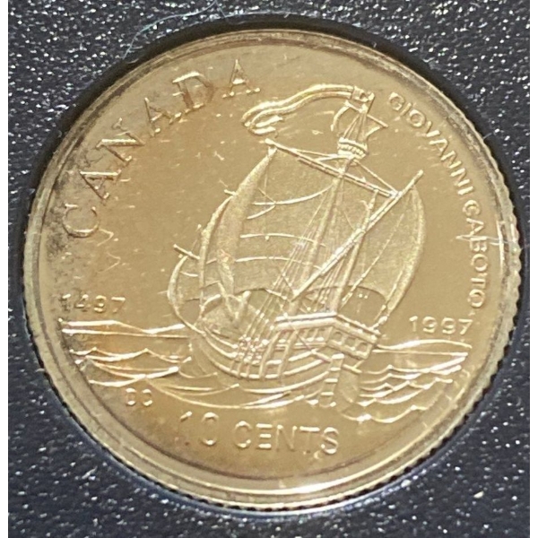 1997 Canadian 10-cent Coin